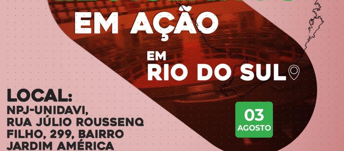 Seminário promovido pela Escola do Legislativo em parceria com a UCAVI será realizado em Rio do Sul